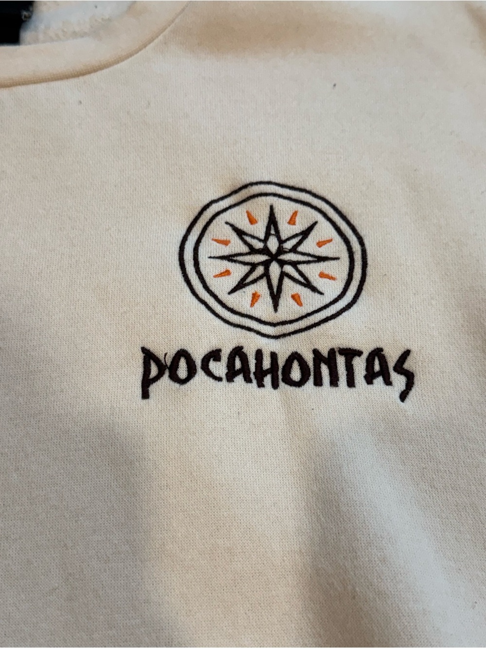 Disney Pocahontas Embroidered Sweatshirt | Princess | Sunflowers - Picture 3 of 6